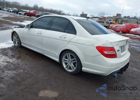 2012 Mercedes-Benz C 300 Sport 4Matic from USA, damaged, VIN WDDGF8BB9CF872498